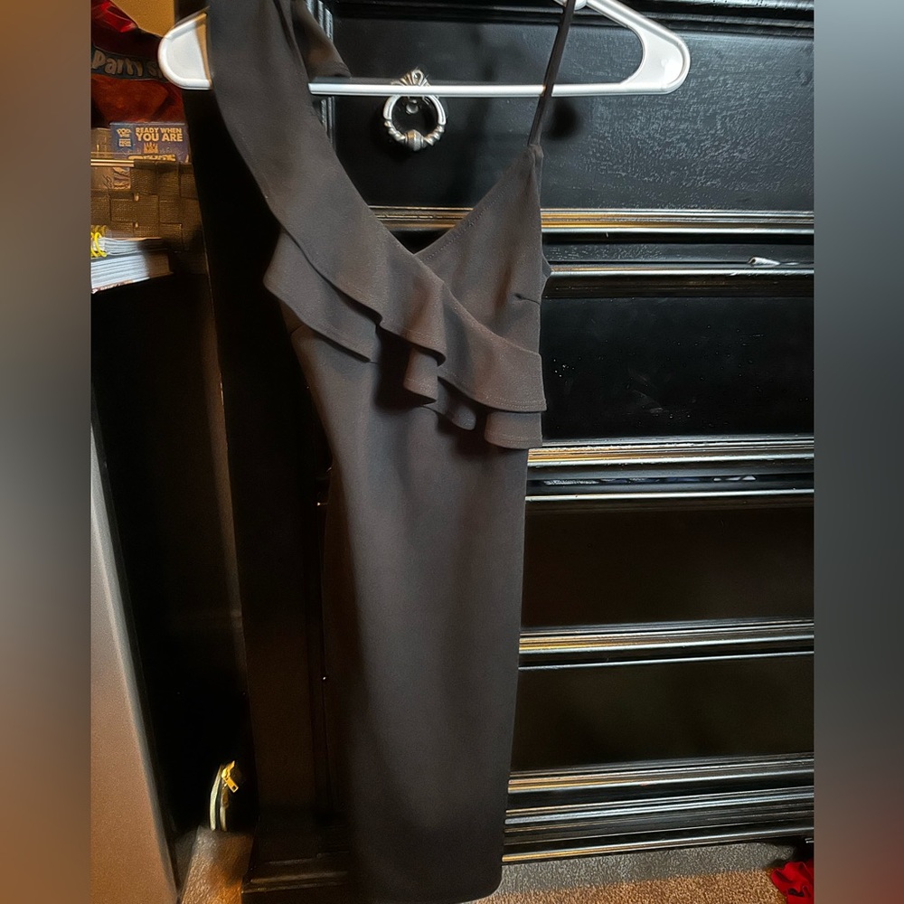 Black Spaghetti Strap Dress